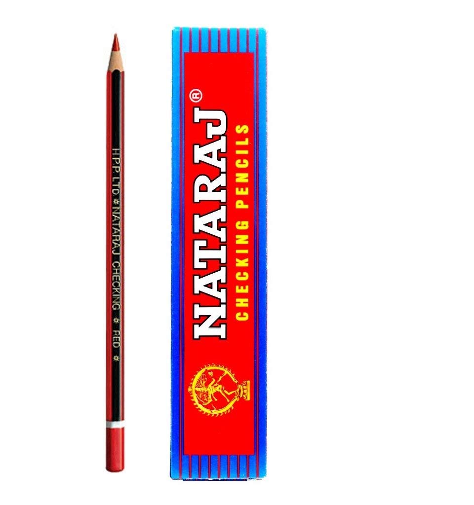Nataraj Checking Pencils (Red, Pack Of 20 Pencils) Amazon.in Home