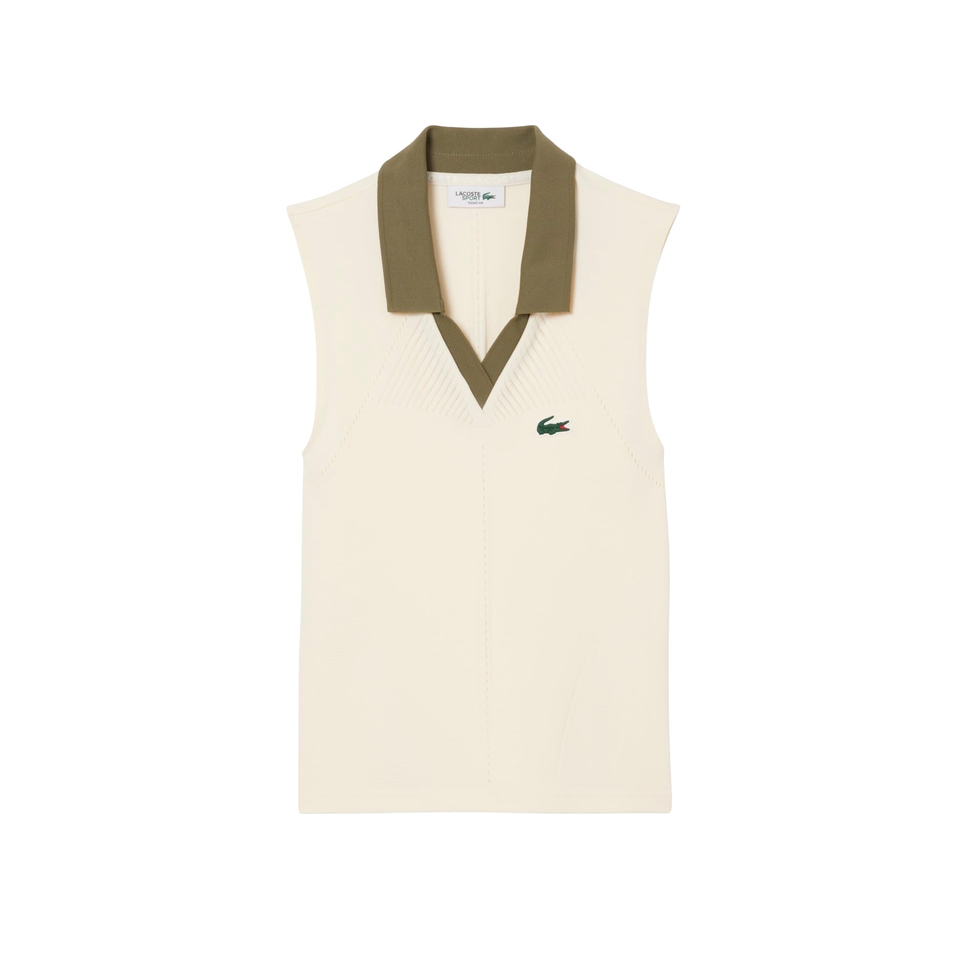 Women's Sleeveless Stretch Knit Tennis Polo Shirt