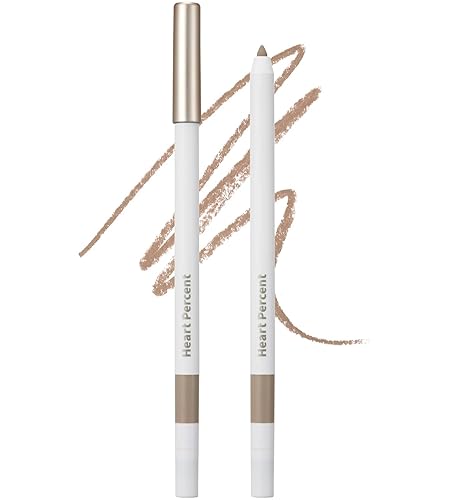 Heart Percent Dote On Mood Lápiz labial delgado, define y rellena cremoso delineador de labios retráctil con sacapuntas integrado, 03. beige avena