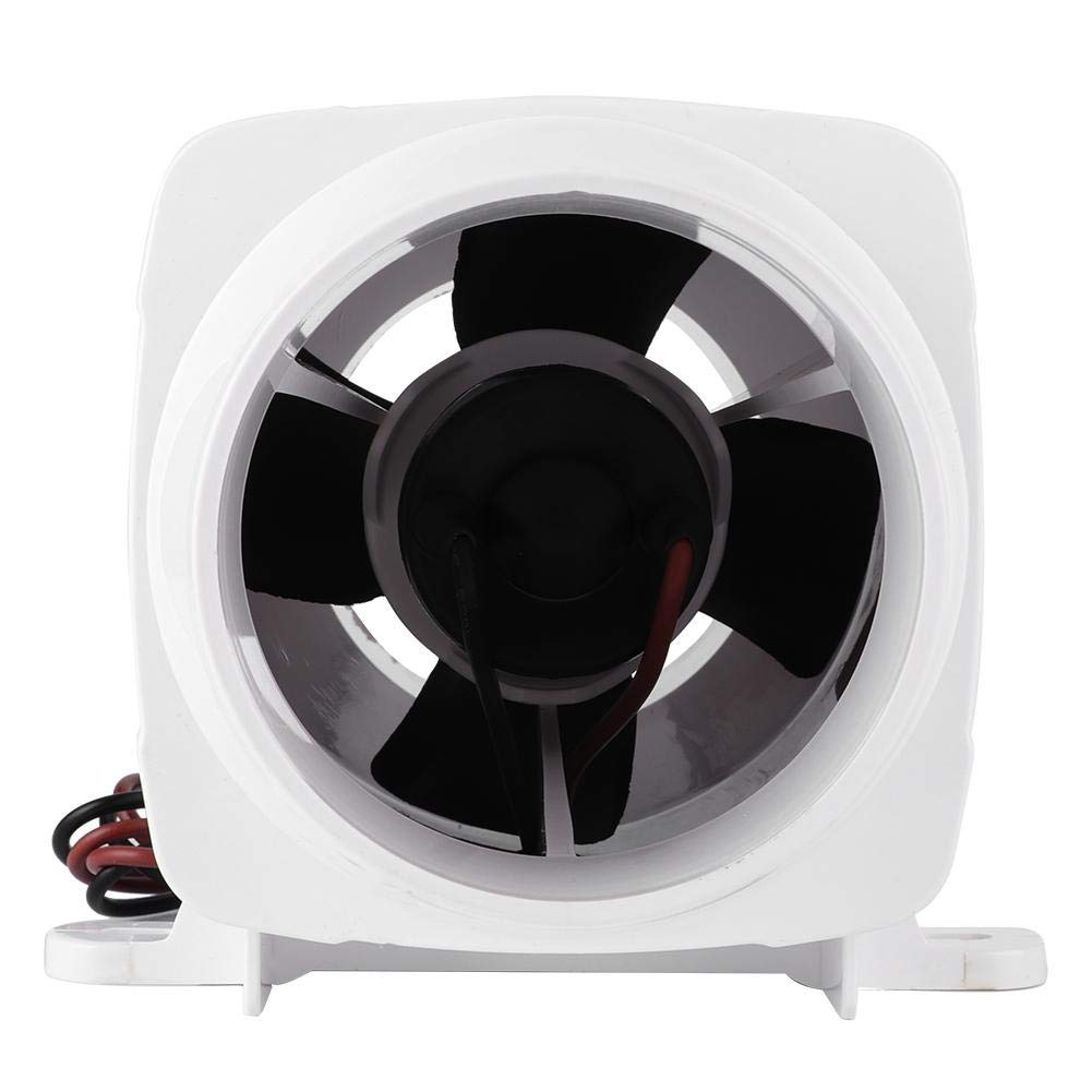 Soplador de sentina marina de 3 "en línea, soplador de sentina marina impermeable de 130 CFM con ventilador de ventilación silencioso fuerte, soplador de aire para barcos, yates, caravanas(12V)
