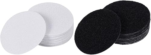 Veemoon Adhesivos fijadores autoadhesivos, 20 pares de cinta fijadora de doble cara antideslizante para alfombras de muebles