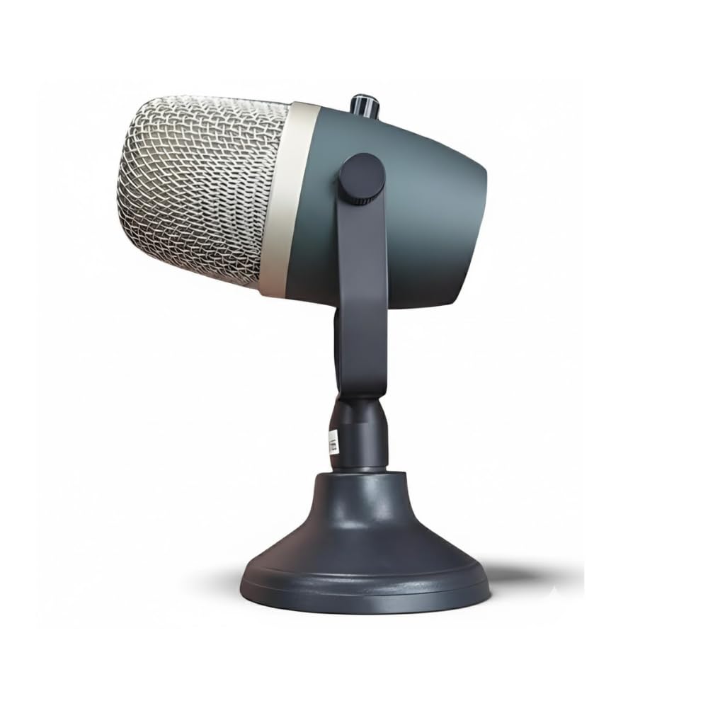 15 Years Warranty USB Studio Microphone for Podcasting & Meetings | Cardioid Vocal Condenser Mic with Noise Filter, Metal Body, Echo/Volume Control & Flexible Stand for Streaming-image-23
