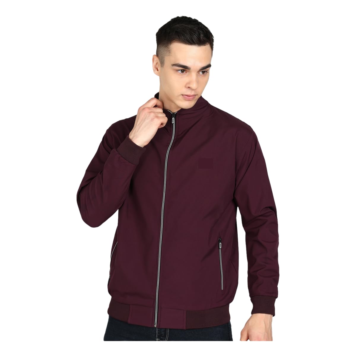 awibe Men's Windcheater Jacket | Lightweight Windbreaker with Front Zip & Pockets | All-Season Outdoor & Travel Jacket-picture-27