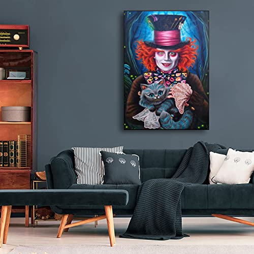 Yczo 5D Diamond Painting Kits For Adults Halloween, Diy Full Drill Diamond Art Painting, Round Diamond Dots Paintings With Gem Art For Home Wall Decor (11.8 X15.7 In) #TOP3