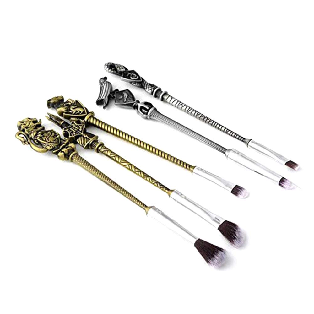 Beauty Makeup Brushes Kit 5pcs Foundation Blending Blush Eyeshadow Face Powder Brush Makeup Soft Fan Brush Foundation Brushes Make Up Tool