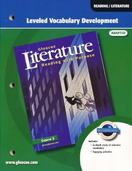 Paperback Glencoe Literature Course 3 Leveled Vocabulary Development Adapted. (Paperback) Book