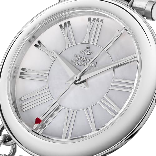 Vivienne Westwood Mother Orb Ladies Quartz Watch with Silver Dial and Silver Stainless Steel Bracelet VV006PSLSL3