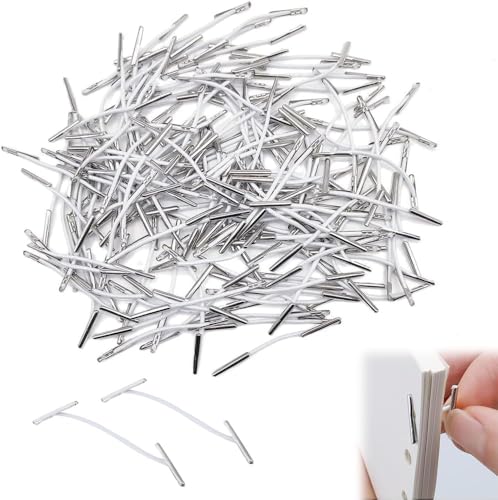Metal Treasury Tags 100 Pcs Paper Ties Metal-Ended Kit Elasticity Metal Treasury Tags Office Fasteners Hole Punch Ties String Binders for Organising Paper Documents