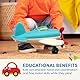 Wonder Wheels Großes Flugzeug Spielzeug 27 cm – Kinder Indoor und Outdoor Sandkasten Sandspielzeug – Fahrzeug für Mädchen und Jungen ab 1 Jahr