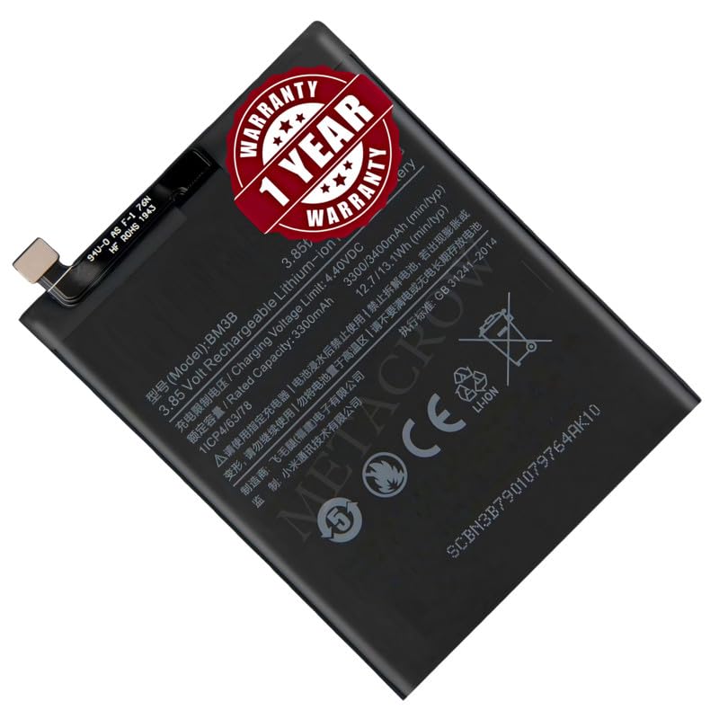 Image of Original BM3B Battery Compatible with Mi Mix 2 (MDE5) | Mix 2S (M1803D5XA) - (3400mAh) - 1 Year Warranty BC45