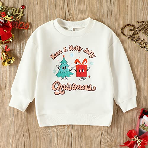 Roupas infantis para bebês meninas meninos outono inverno Natal estampado algodão manga longa moleto