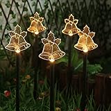 ガーデンライト ソーラー ガーデンピック ライト 屋外 防水 クリスマス ガーデニング クリスマス 飾り 屋外 led 光センサー イルミネーション クリスマス モチーフライト クリスマスオーナメント オシャレライト クリスマスピック (ベル)