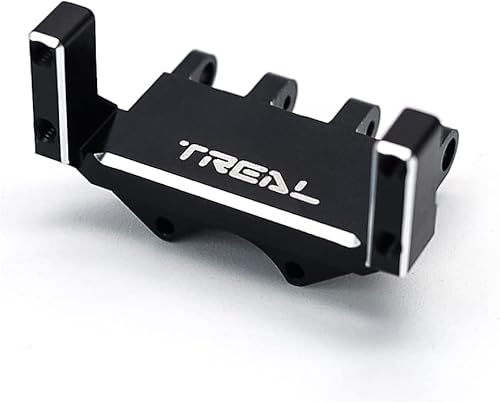 TREAL SCX24 Servo Mount Alu 7075 Compatible con Reefs 99 Micro Servo para Axial SCX24 (negro)