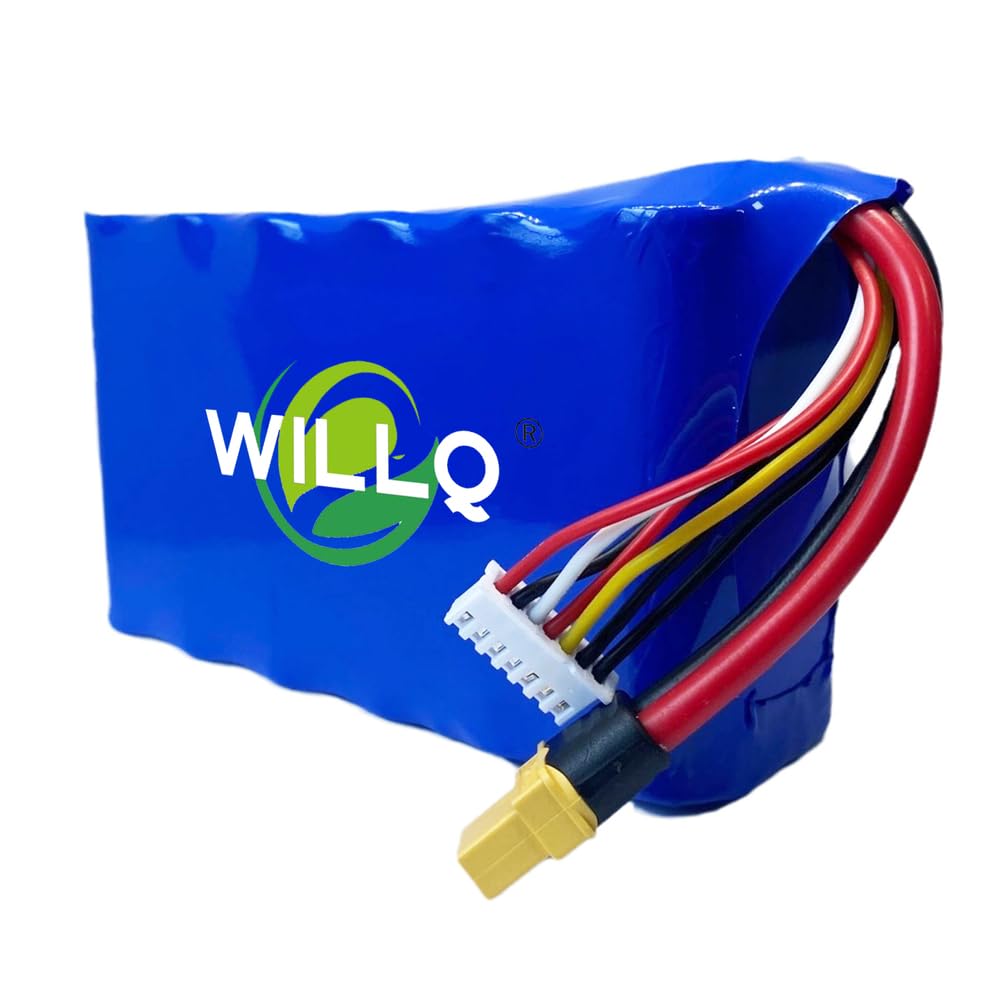 Batterie Lithium Remplacement 22,2V 8000mAh 6S2P Haute capacité pour Drone avec Prise XT60 pour Drone FPV, quadricoptère, hélicoptère, Avion, Bateau, Voiture de Course