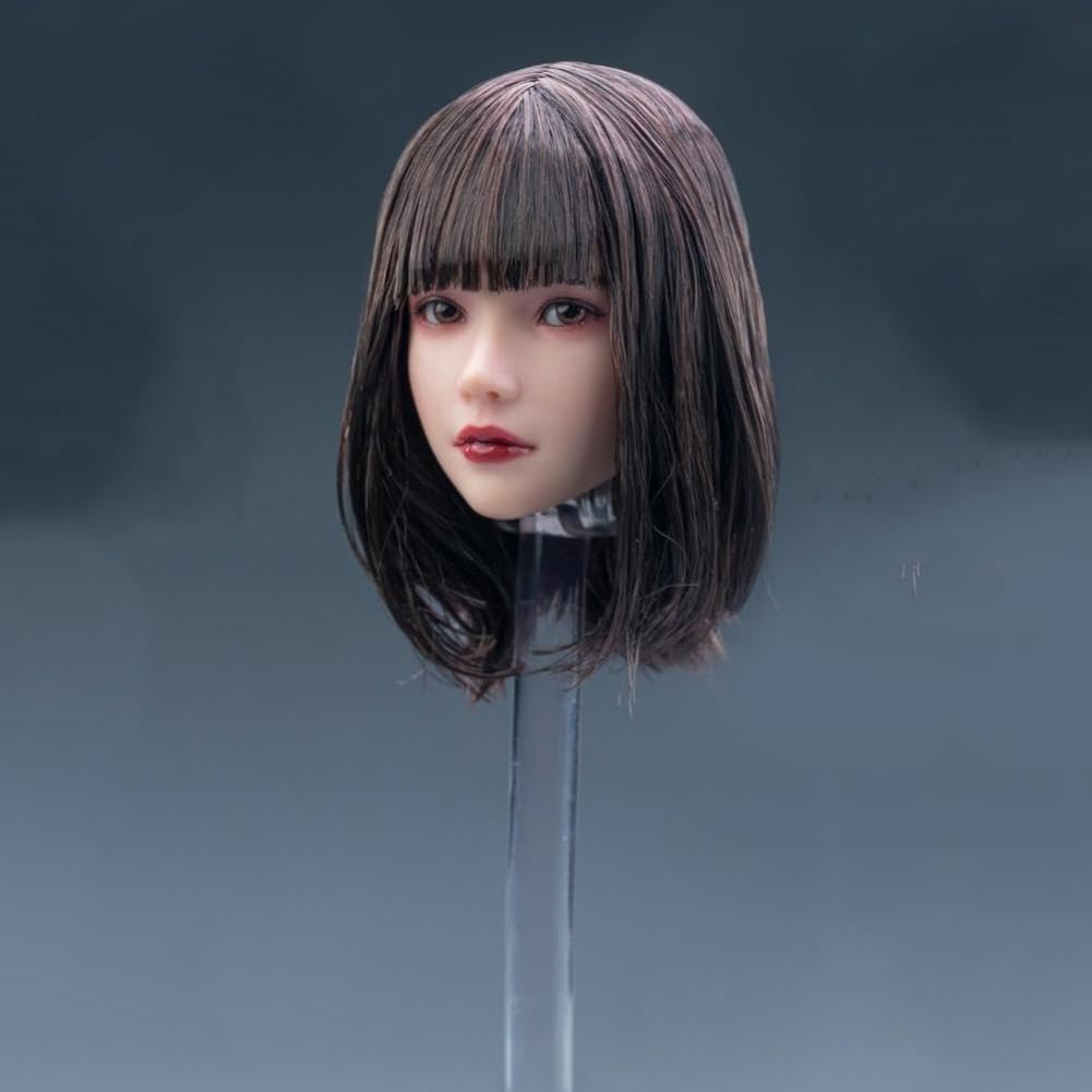 Amazon | 1/6スケール 女性 ヘッド スカルプト ビューティー ガール