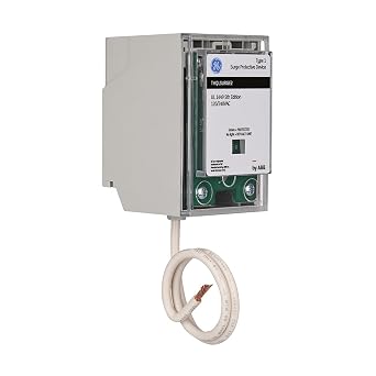 ABB THQLSURGE2 Type 1 Surge Protective Device Whole House Protector 120/240 VAC 25kA Per Phase Pigtail Connection Breaker Panel Surge Protection LED Indicator 2 Spaces