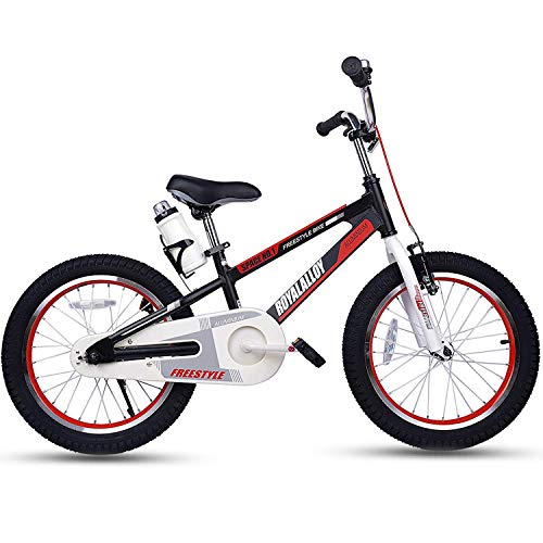 RoyalBaby Kids Bike Boys Girls 18 Inch Space No.1 Aluminum Bicycles with Kickst