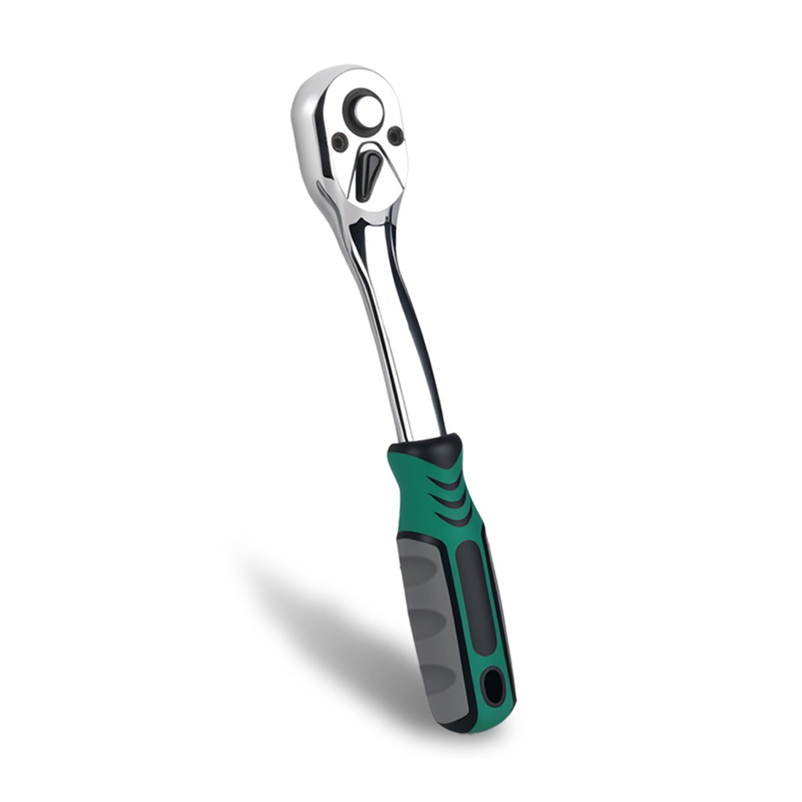 Hsioluted Compactly Ratcheting Wrench BiDirectional 72 Tooth Quickly Release Hexagonal Socket Industrial Alloy Steel Spanner 5 Degree Swing Bidirectional Ratcheting Socket Tool
