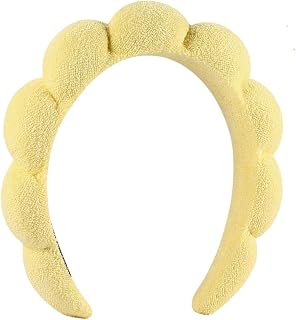 Icon International Zarah HeadBand, Yellow, Puffy Style, for Makeup, Skincare and Washing Face Price In India