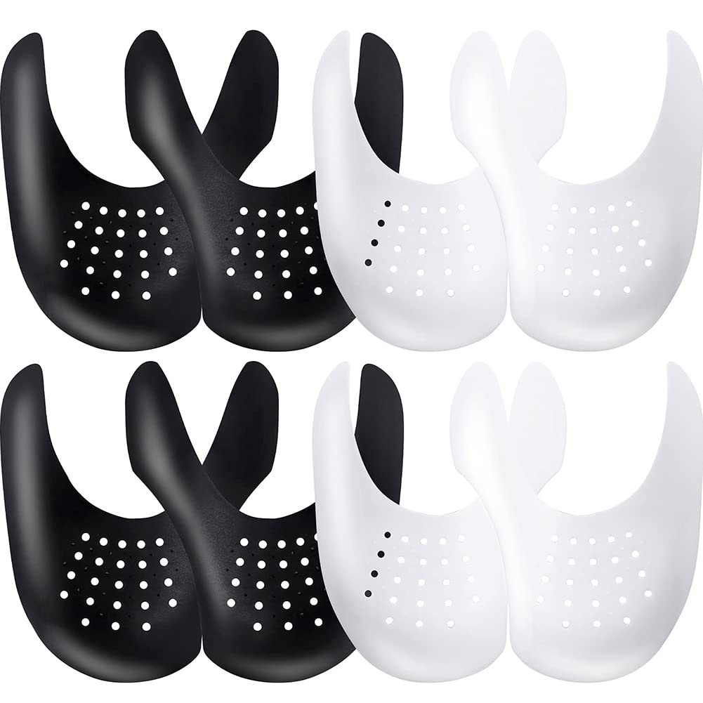 4 Pares Protectores Zapatillas Escudo de Zapatos Antiarrugas Calzado Protección Previenen Arrugas Pliegue Deporte Zapatilla