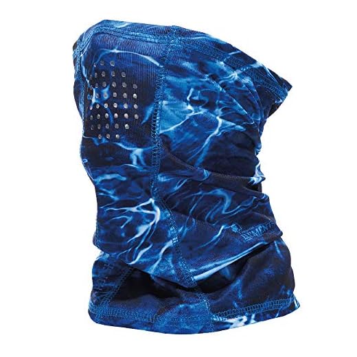 HOT SHOT Cooling Fishing Gaiter - UPF 50 Sun Protection – Breathable Face Mask