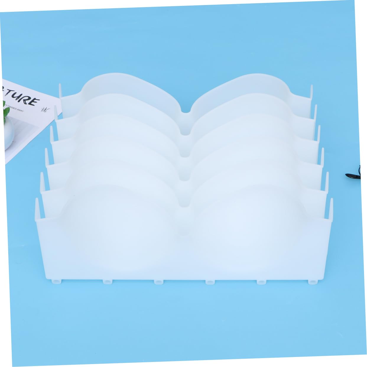 Holibanna 6 Pezzi Scatola Organizzatrice Per Reggiseni in Plastica Con Scomparti Per Intimo Femminile Ideale Per Ordinare Il Tuo Guardaroba E Proteggere I Reggiseni