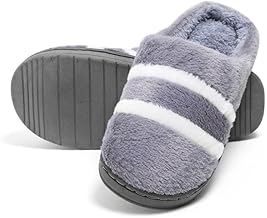 Unisex Warm Slipper Closed Toe Comfortable Indoor/Outdoor Soft Bottom Fur Sandal Flip Flop Slides for Men and Women