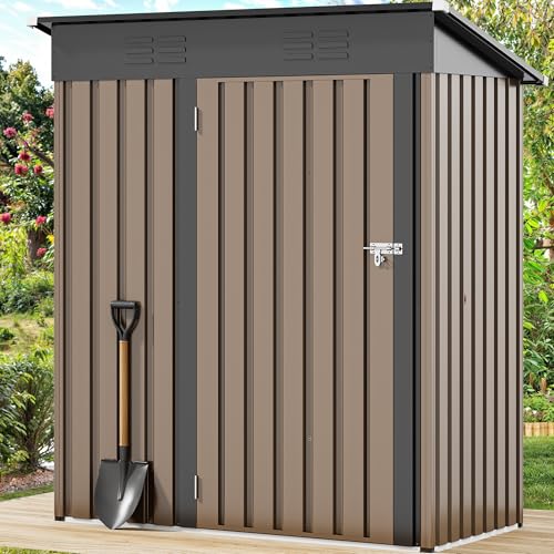 Dwvo MADWV13OSX Metal Outdoor Storage Shed 5X3Ft thumb #1