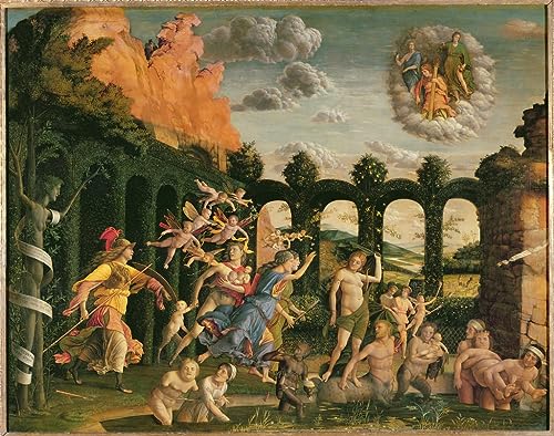 Lienzo de Andrea Mantegna (60x90cm) con impresión abstracta para decoraciones de salón