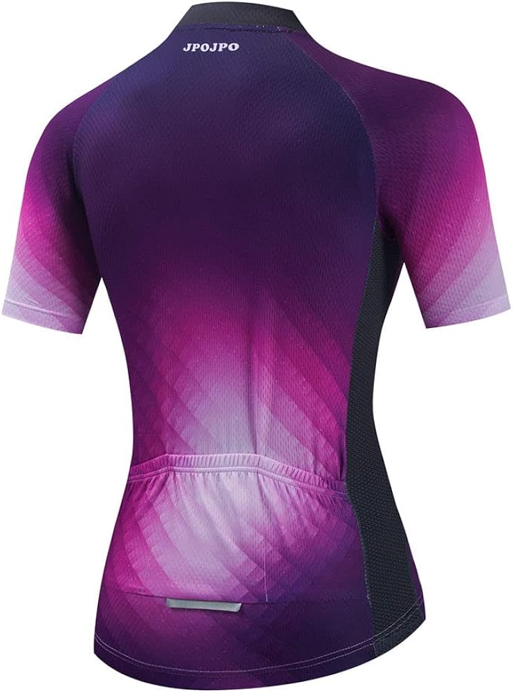 Miniatura 2 de Cycling Jersey for Women, Short Sleeve Mountain Bike Shirt Cycle Bicycle Clothes Biking Tops S-3xl