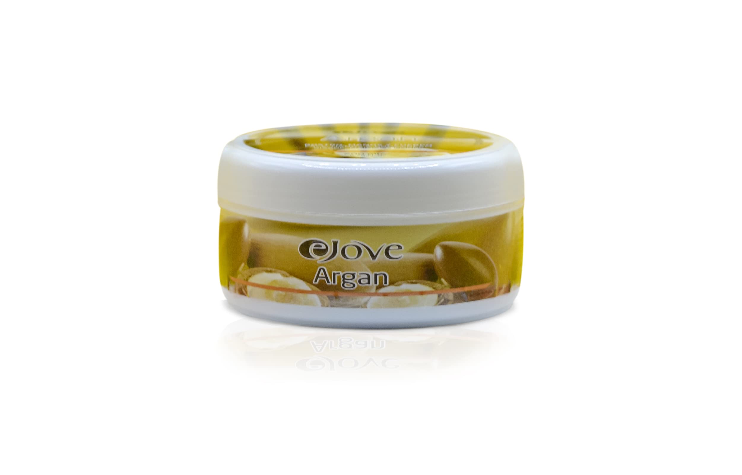 Ejove Crème d'Argan, Pot 200 ml | Hydratation intense pour visage, mains et corps | Crème nourrissante et régénérante à l'huile d'argan | Soin anti-​rides naturel pour peau sèche et mature