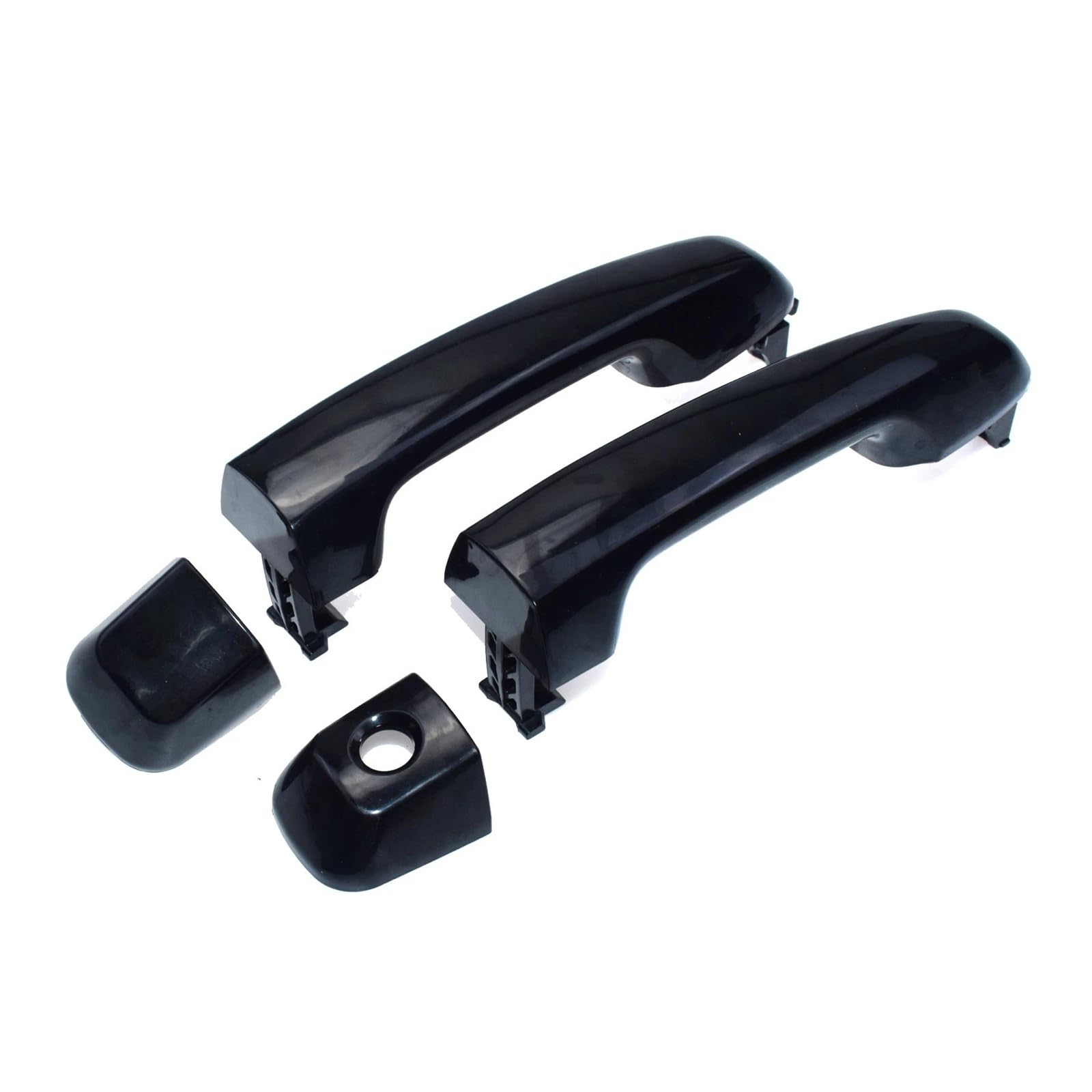 Ohkylsd Front(L And R) Door Handle Black Exterior Door Handle 69211-60090 69211-60090 69211-60090 For Toyota For 4Runner For Prado For Landcruiser 2010-2017 Replacement Handles(Front(L And R))