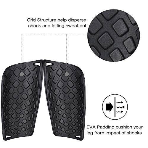 image for Gonex Soccer Shin Guards for Kids Adult, Youth Boys Girls Shin Guards 