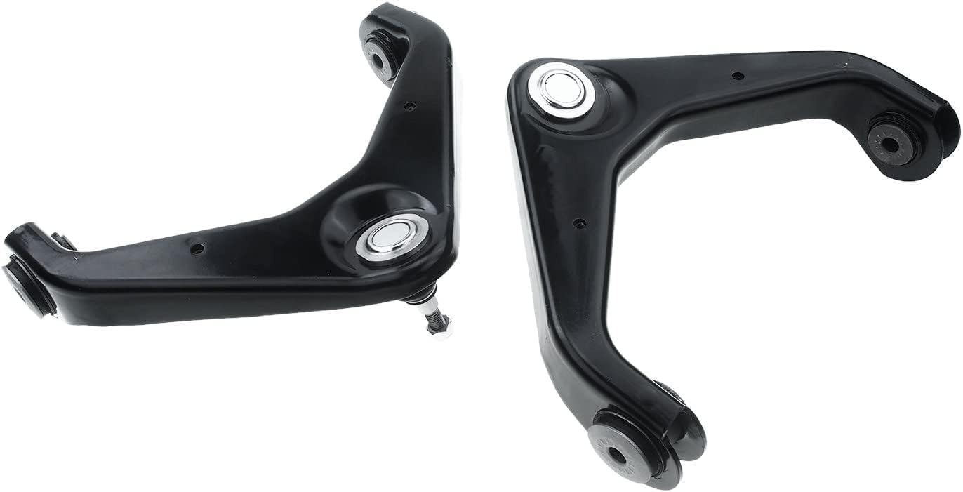 A-Premium 2 x Front Upper Control Arm, with Ball Joint & Bushing, Compatible with Chevrolet & GMC & Hummer - 1999-2012 - Silverado Suburban Avalanche Sierra Yukon XL 2500 H2, 4WD