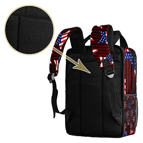 Sac à dos pour garçons confortable à bretelles réglables style USA