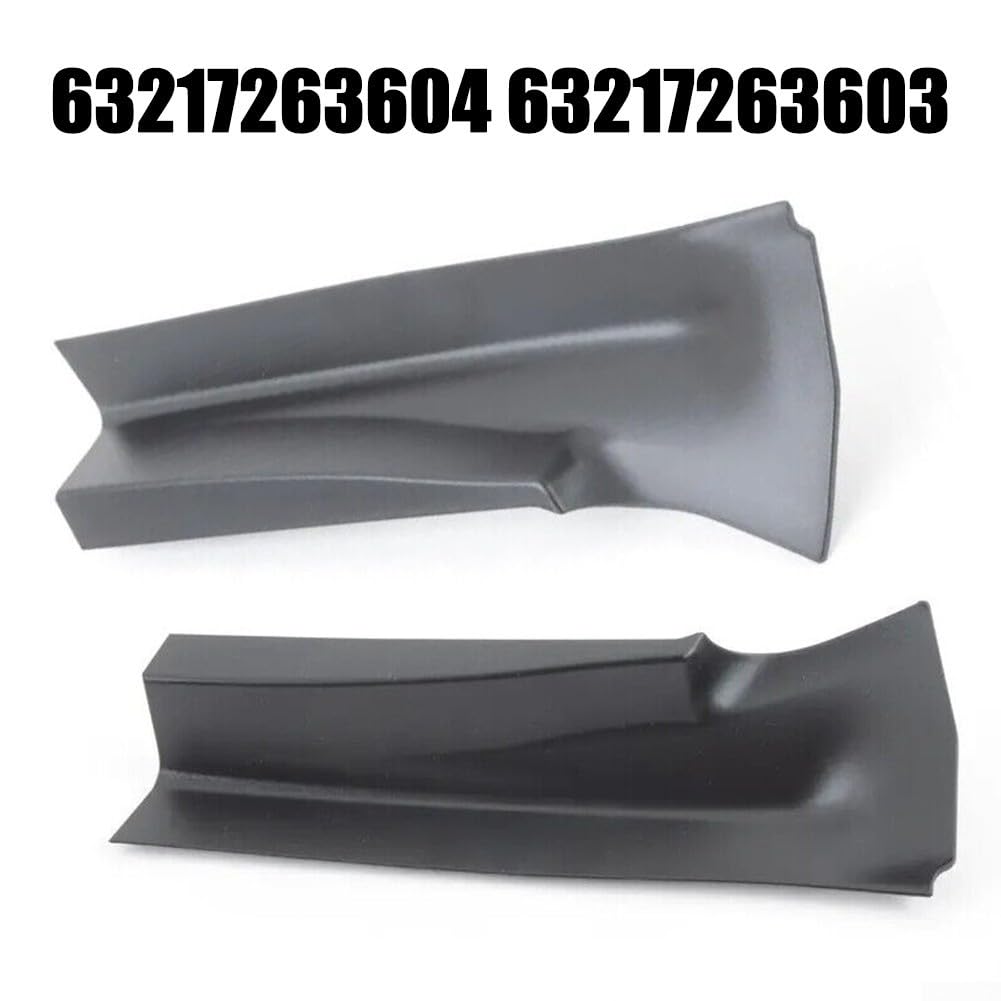 Coppia di coperture per fanali posteriori per BMW X3 F25 2011-2017, ricambio in plastica nera con OEM 63217263604 63217263603, set da 2 pezzi