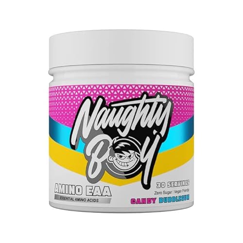 Naughty Boy Amino EAA, chicle de caramelo, 345 g