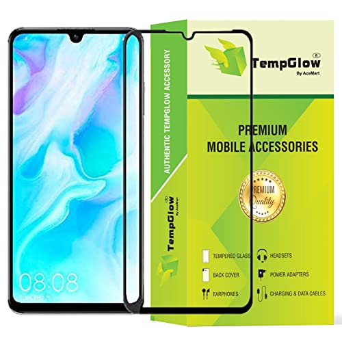 Image of Screen Protector for Huawei Honor P30 Lite | Nova 4e (Black) Tempered Glass Edge-to-Edge 6D Screen Guard with Installation Kit