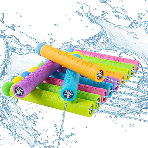 Fortnite Nerf Gun FENYAN Water Blasters,12PCS Foam Squirt Guns for Kids 3-10, Pool Toys Water Squirter Soaker Gun for...