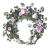 YKMYXZ Centros de Mesa con Forma corazón for la decoración Bodas(Lilac)