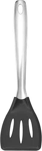 Miniatura 7 de Amco Juego de utensilios de nailon de 6 piezas, resistente al calor con asas de acero inoxidable, sin BPA, seguro para utensilios de cocina