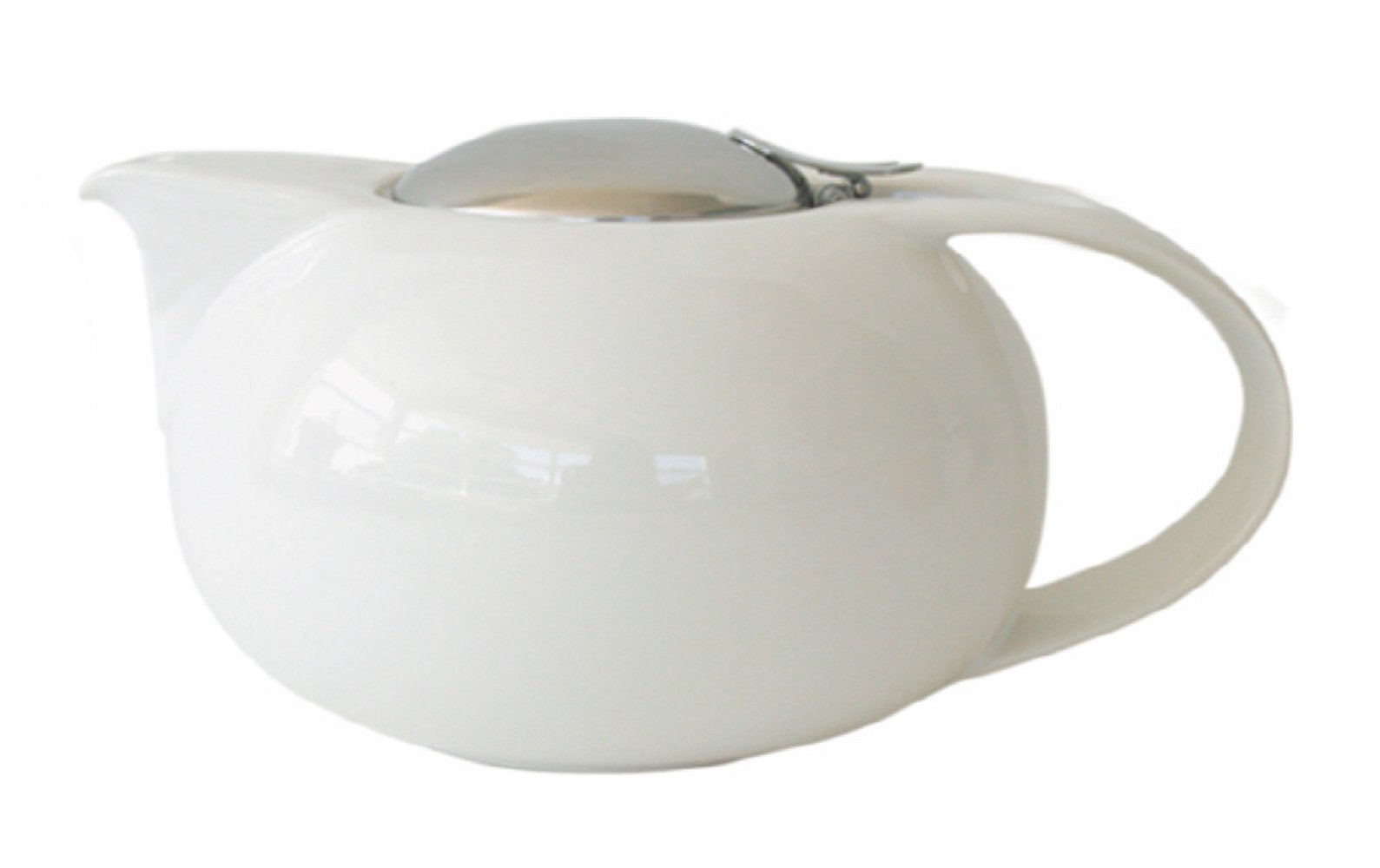 Théière Saturn ZEROJAPAN blanche 800cc infuseur inox BBN-37