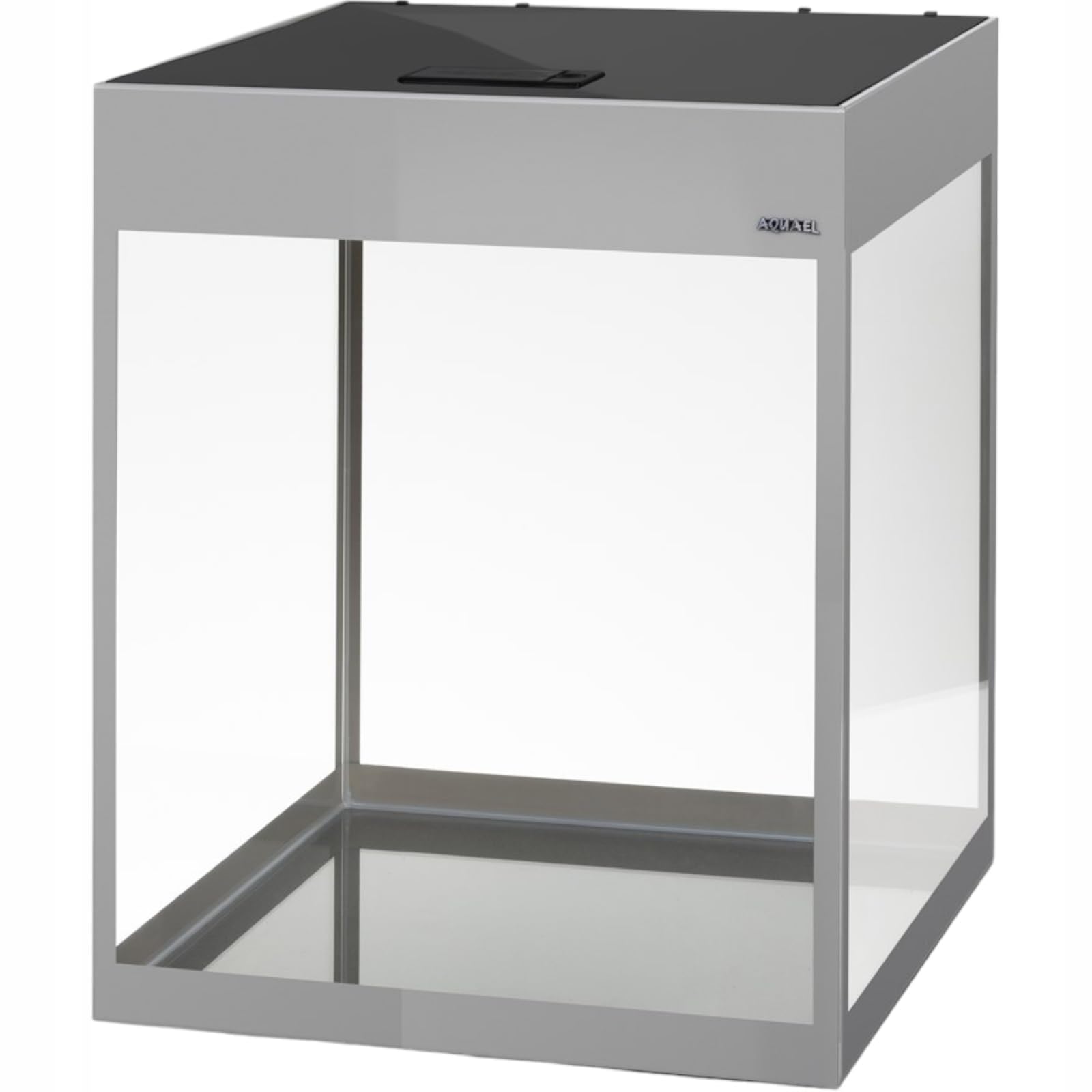 Nowoczesny zestaw GLOSSY CUBE akwarium pokrywa LED + mata 50×50 cm GRATIS
