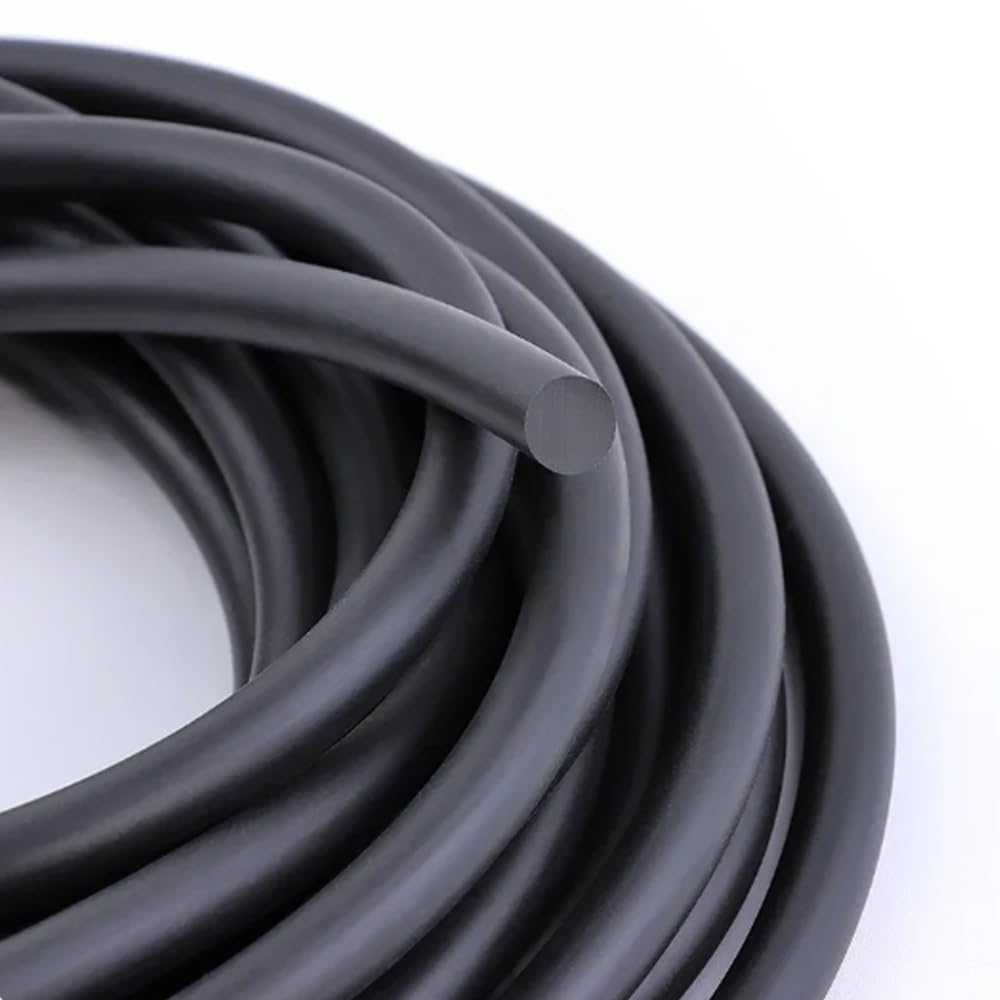 ALANIZ 10FT NBR Solid Black Nitrile Rubber Strip O Ring Cord Rubber Seal Gasket Dia 1.5/1.9/2/2.5/3/3.1/3.2/3.5/3.8/4/4.2/4.5/5/5.3/5.5/5.7/6/6.5/7/7.5/8/8.5/9/9.5/10mm(7mm)