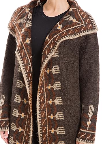Image of Max Studio Women's Spread Collar Sweater Coat