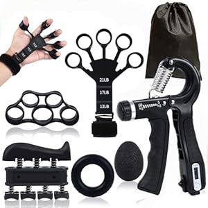 GOORFAC Handtrainer Fingertrainer (6-teilig)