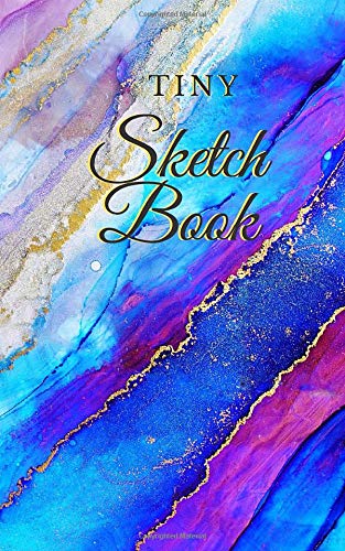 Tiny Sketch Book Blank paper for Drawing, Sketching, Doodling - Small - 5'' x 8'' - 160 pages - Journal, Notebook for drawing (Blank SketchBook)