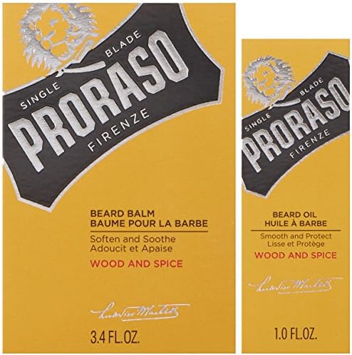 Proraso Beard Kit Wood & Spice 3-częściowy zestaw