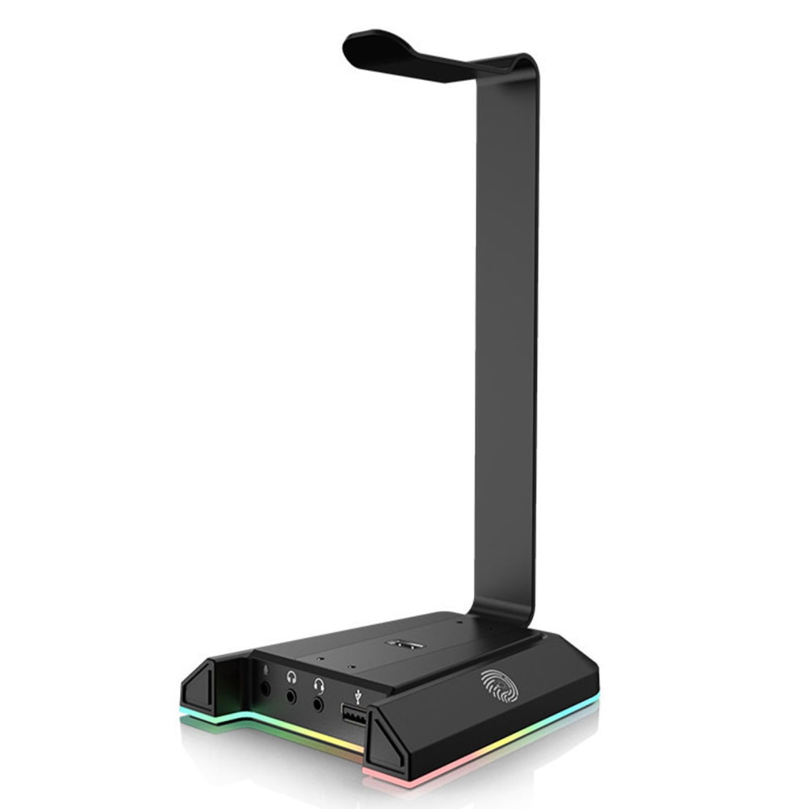 Stand Per Cuffie Gaming Con Porta Usb e Illuminazione Rgb Supporto Stabile Per Headset Da Scrivania Organizer Per Auricolari e Accessori Design Compatto e Funzionale