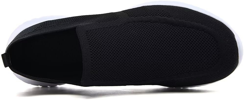 konhill Men's Breathable Tennis Shoes - Walking Casual Slip on Athletic Sneakers - Image 5